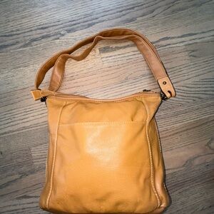 St. John's Bay Tan Shoulder Bag with Adjustable Strap